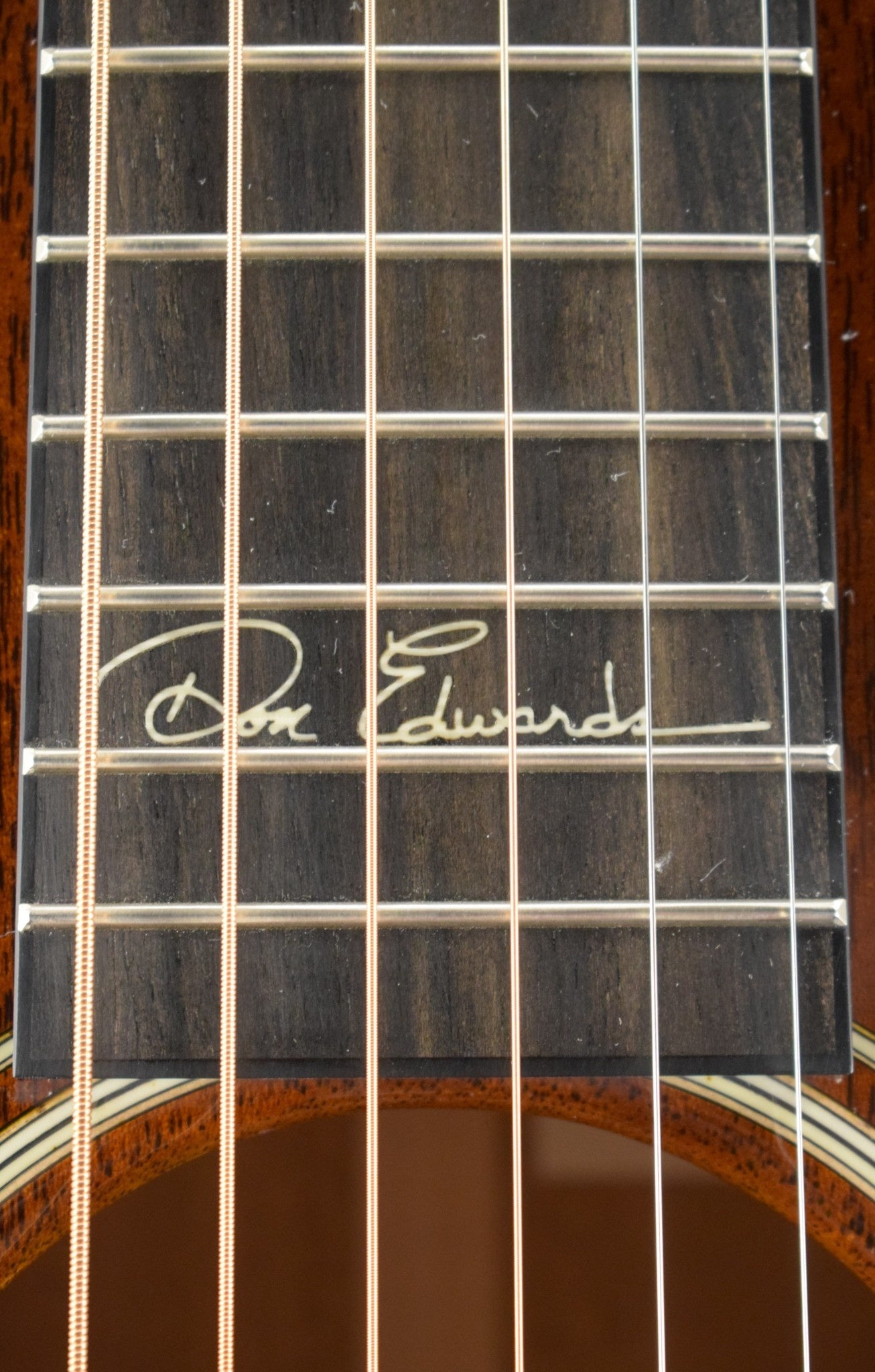 Santa Cruz Don Edwards Cowboy Singer OO Concert Mahogany/Mahogany