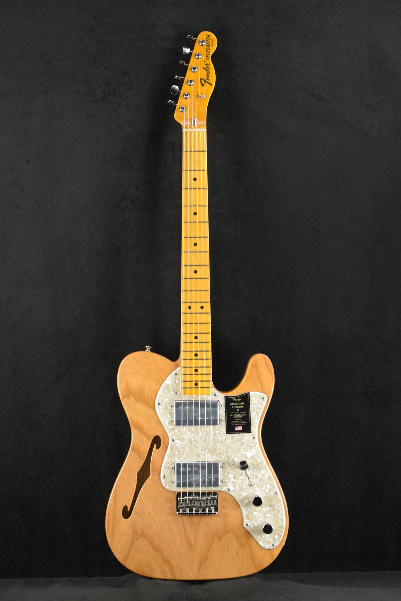 Fender American Vintage II 1972 Telecaster Thinline Aged Natural Maple Fingerboard