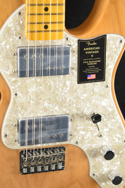 Fender American Vintage II 1972 Telecaster Thinline Aged Natural Maple Fingerboard