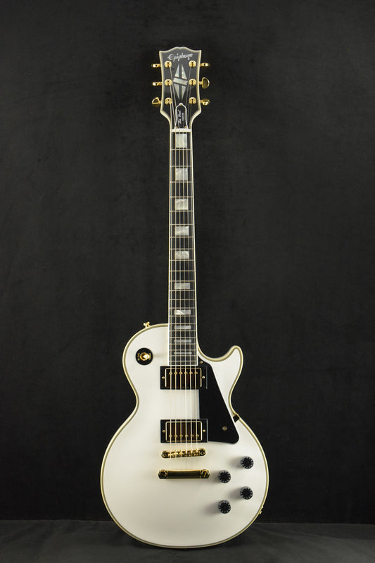 Epiphone IGC Les Paul Custom Alpine White w/ Hardshell Case