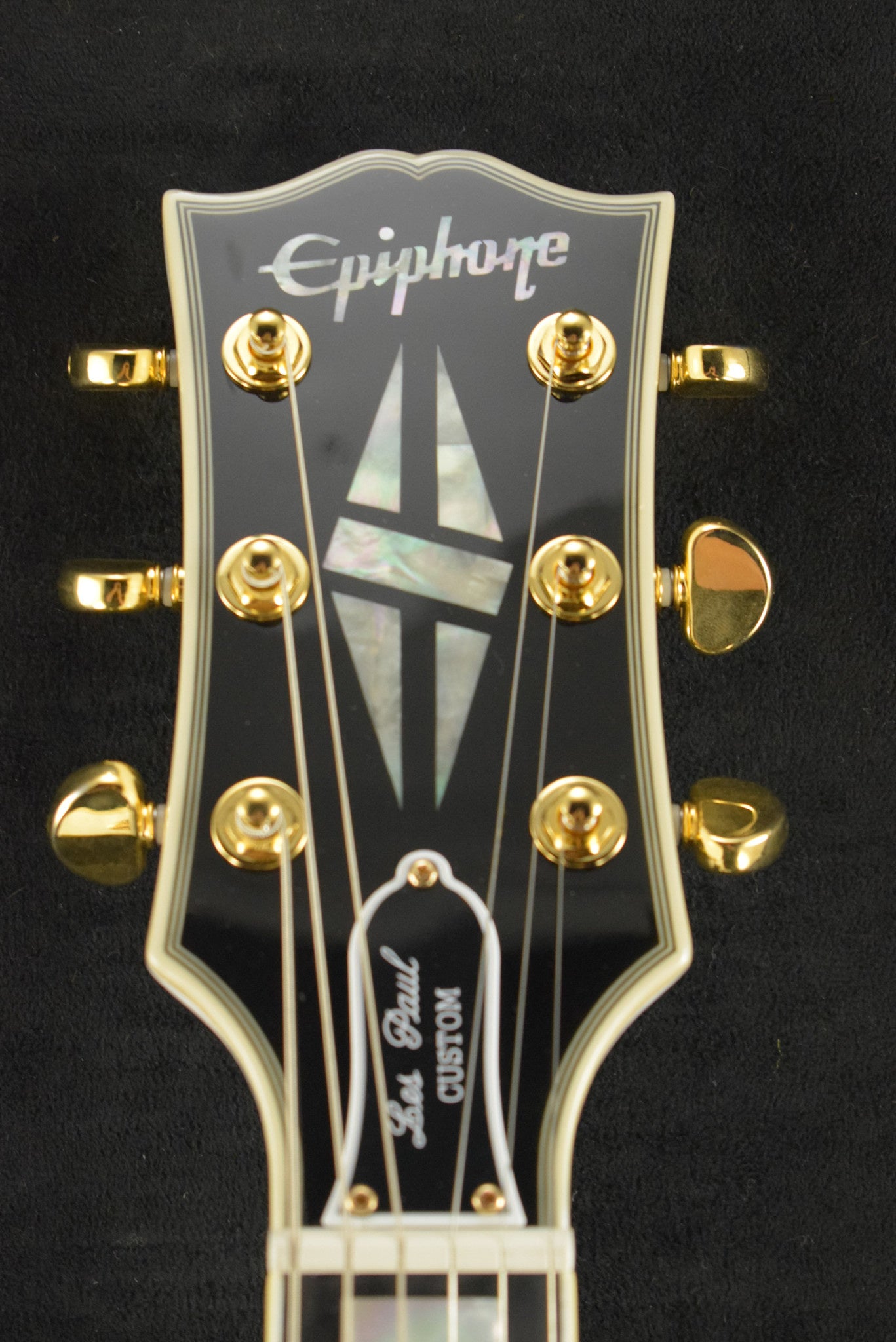 Epiphone IGC Les Paul Custom Alpine White w/ Hardshell Case