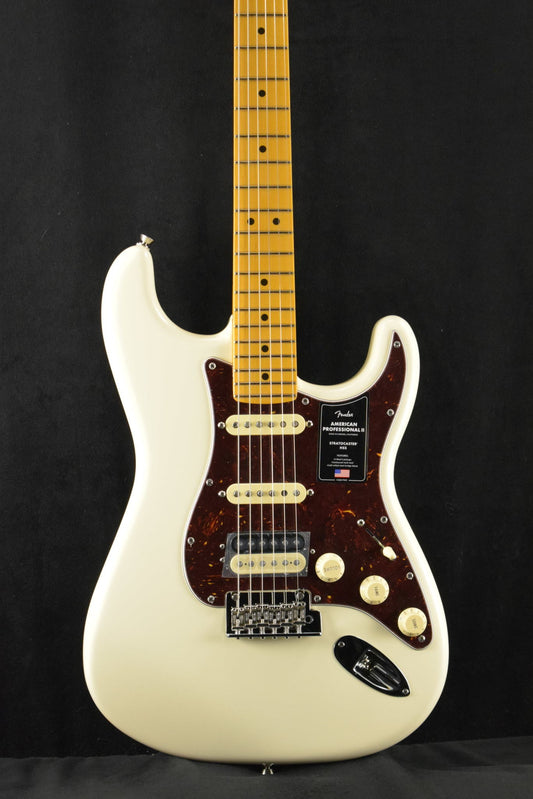 Fender American Professional II Stratocaster HSS Olympic White Maple Fingerboard