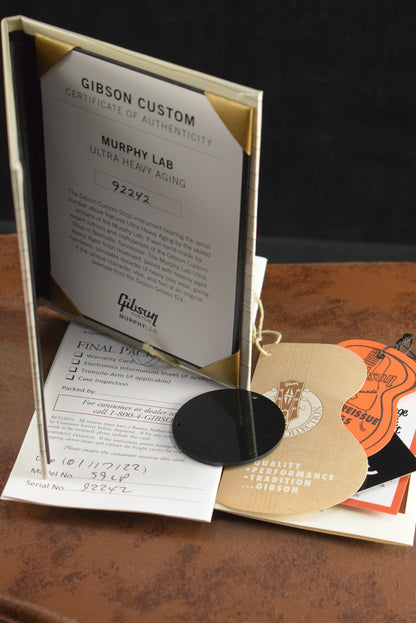 Gibson Murphy Lab 1959 Les Paul Standard Bourbon Burst Ultra Heavy Aged - Fuller's Exclusive