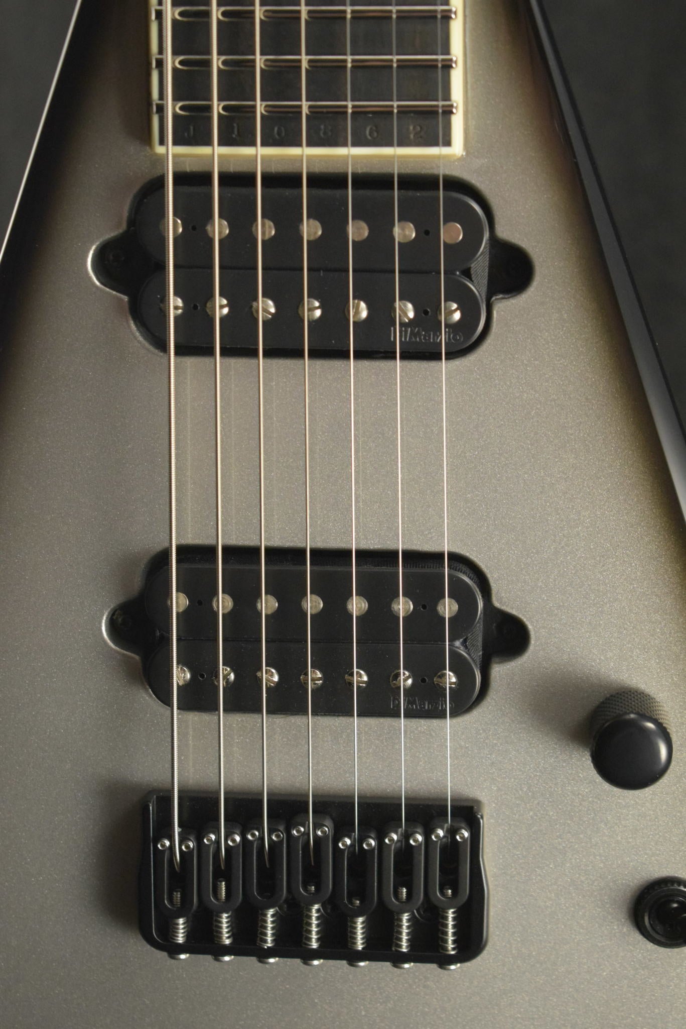 Jackson Custom Shop USA Special Edition King V 7 String Silverburst