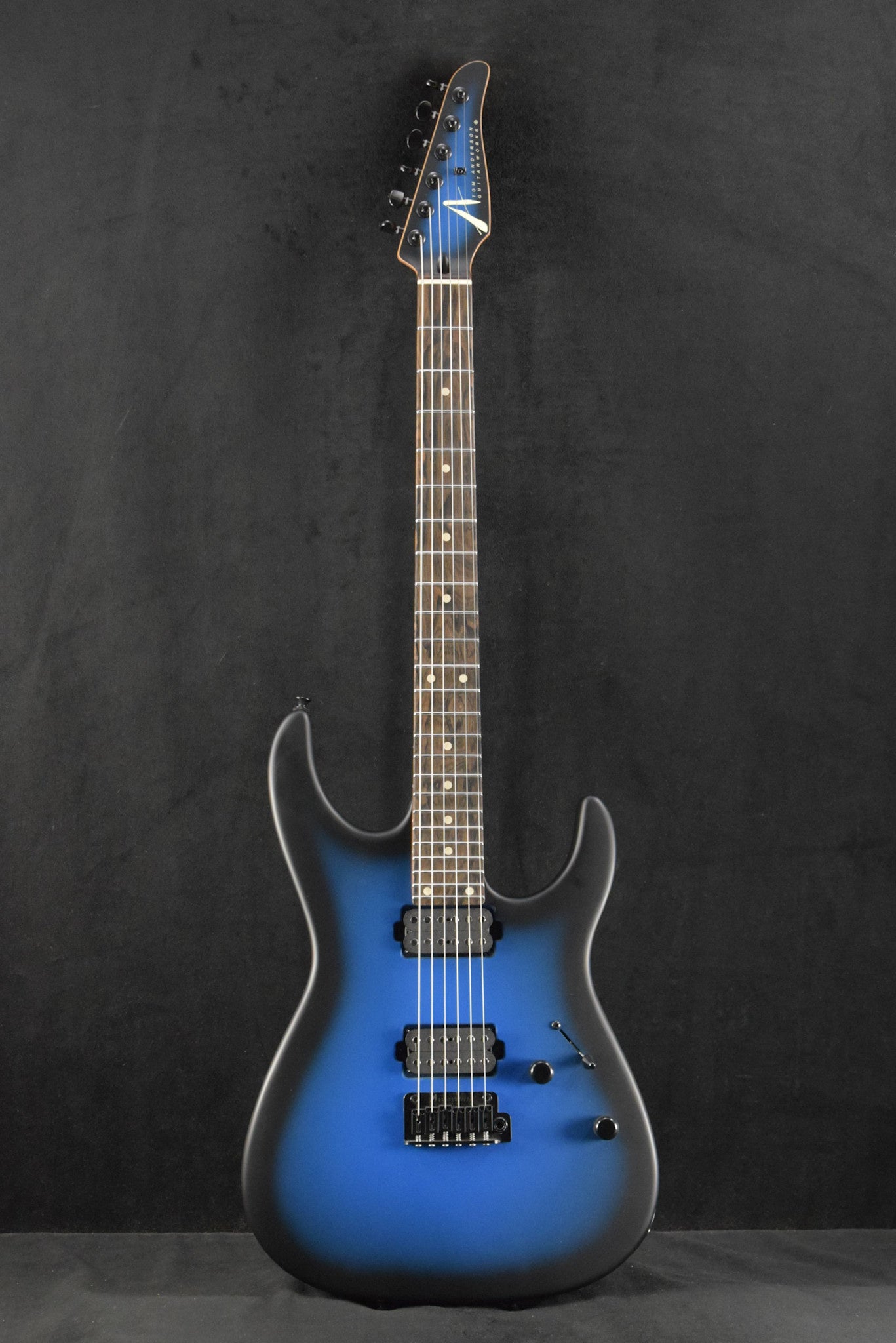 Tom Anderson Angel Player Satin Voodoo Blue to Black Burst