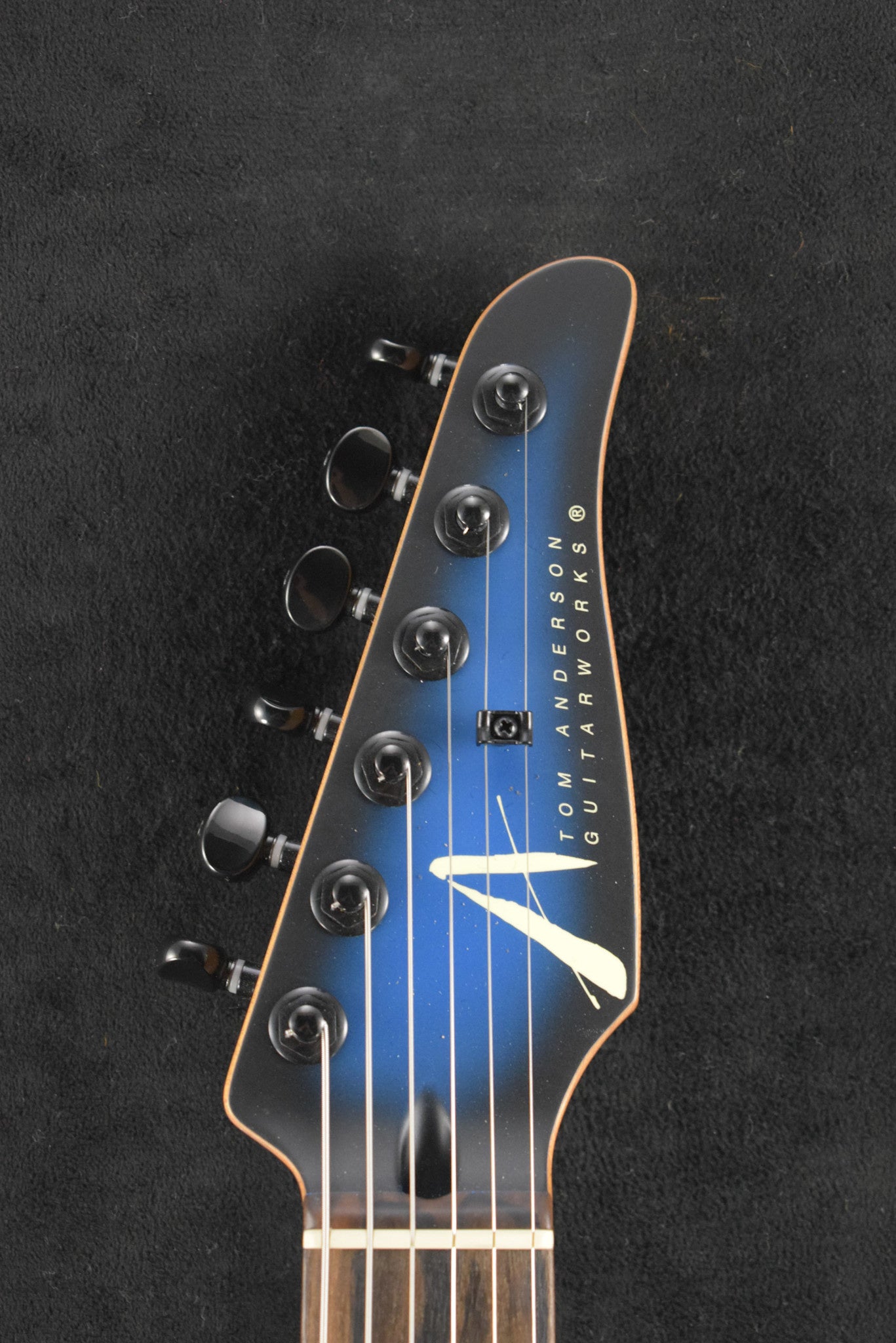 Tom Anderson Angel Player Satin Voodoo Blue to Black Burst