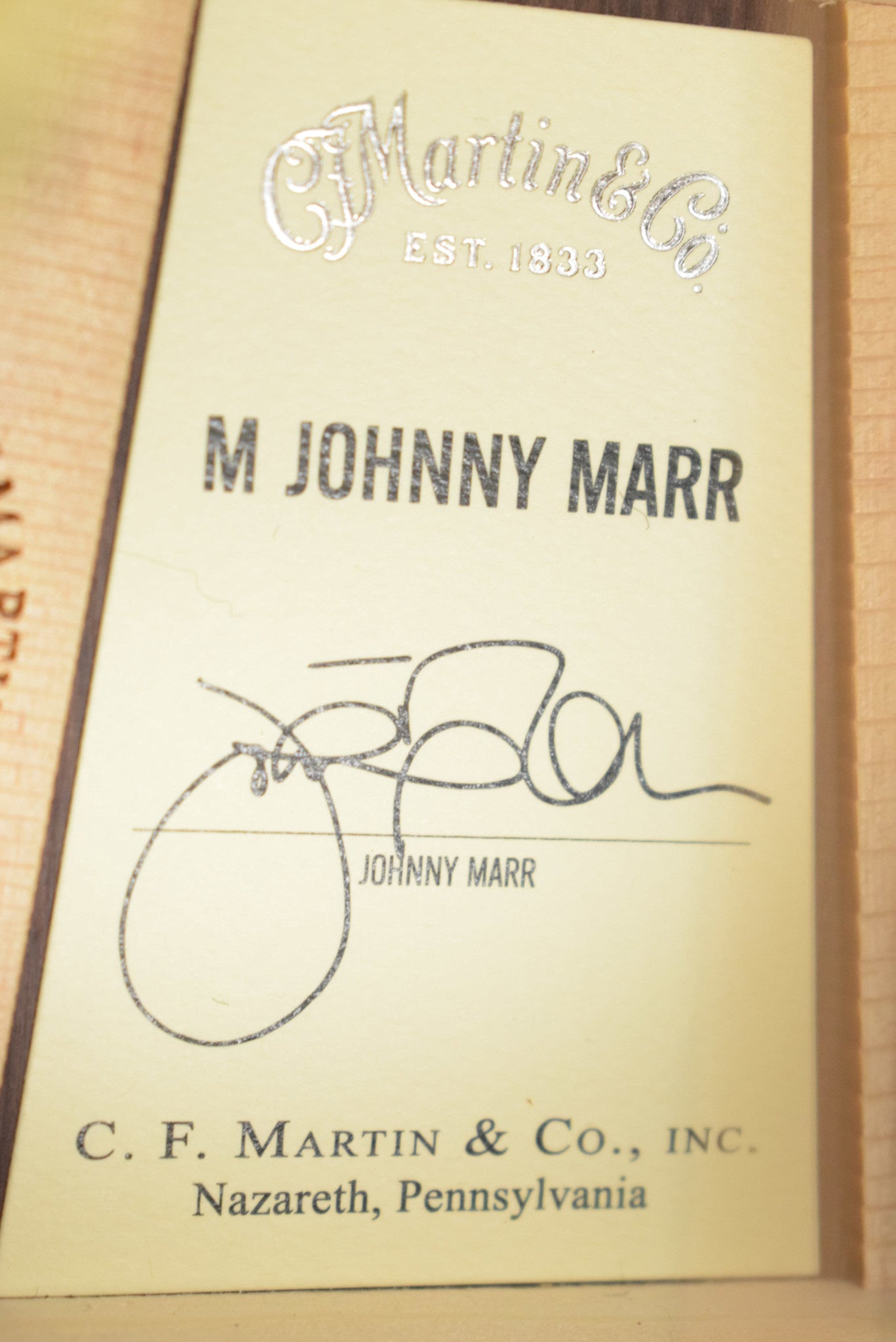 Martin M-6 Johnny Marr LR Baggs Anthem