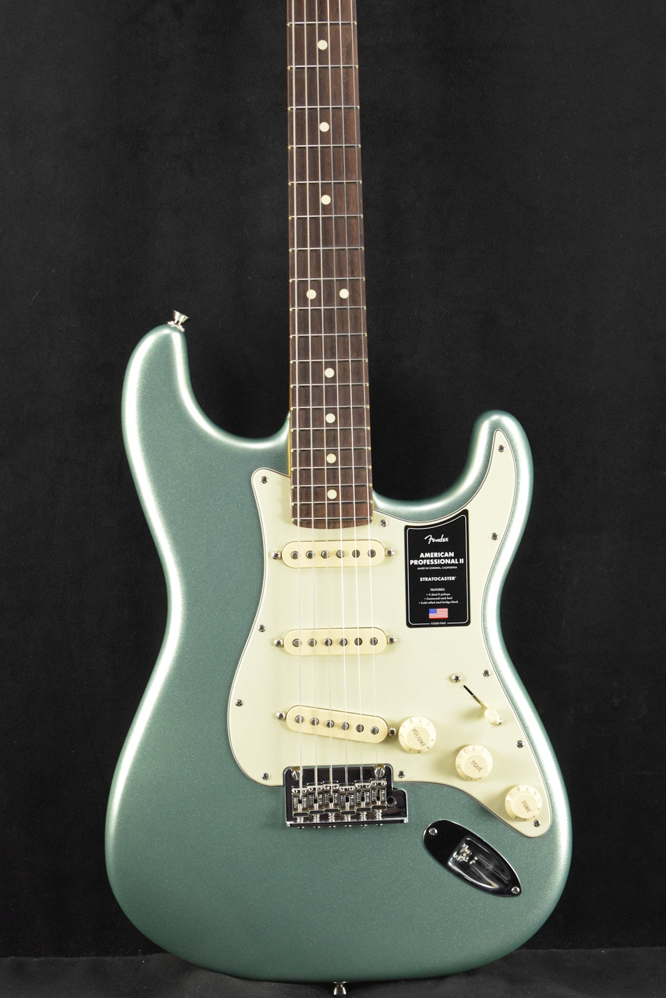 Fender American Professional II Stratocaster Mystic Surf Green Rosewood Fingerboard