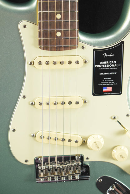 Fender American Professional II Stratocaster Mystic Surf Green Rosewood Fingerboard