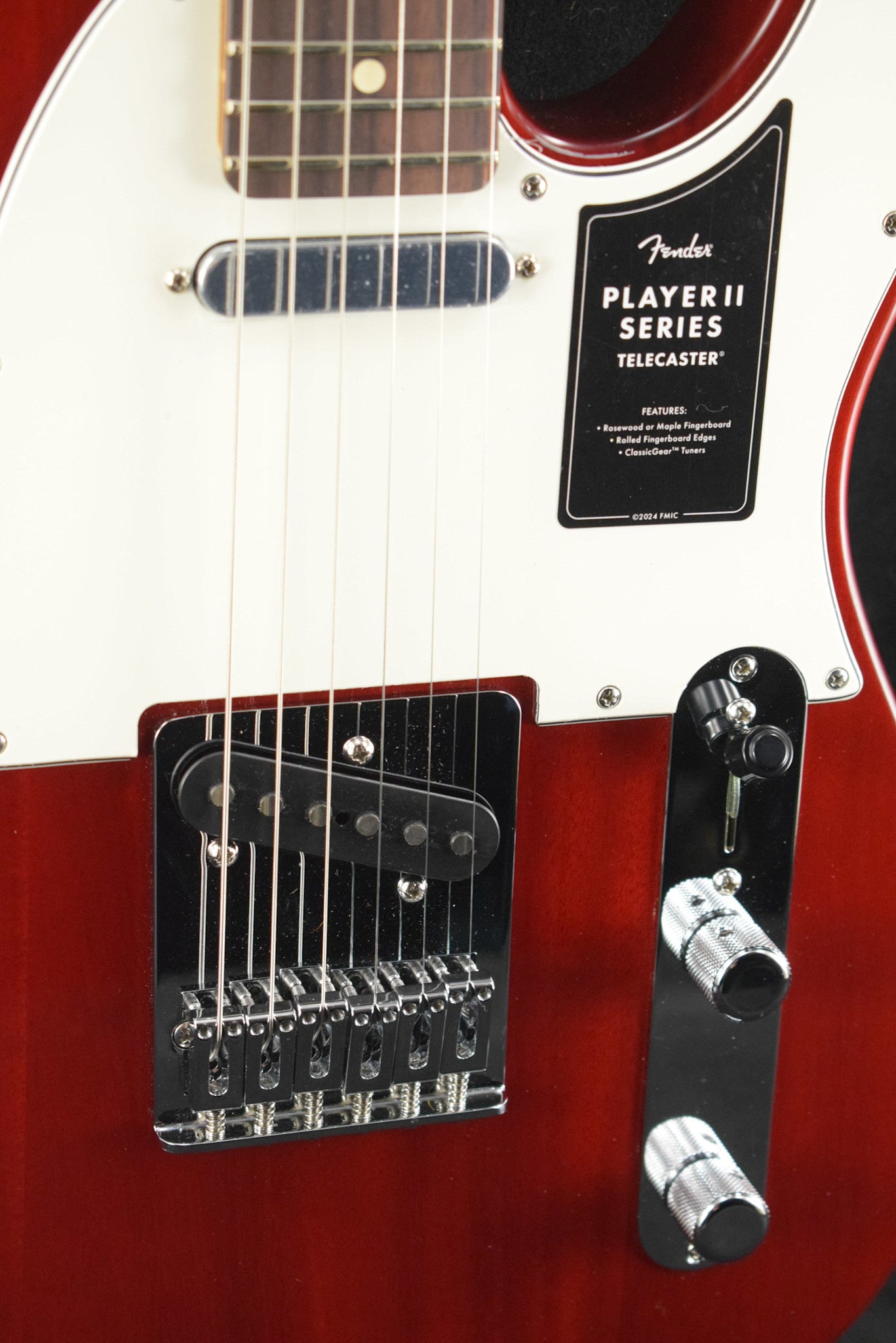 Fender Player II Telecaster Transparent Cherry Rosewood Fingerboard