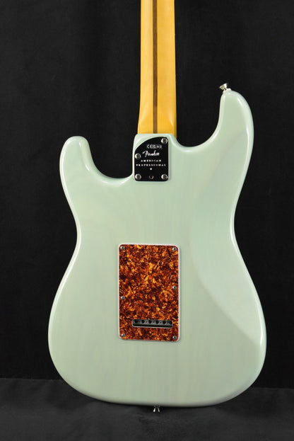 Fender American Professional II Stratocaster Thinline Transparent Surf Green Rosewood Fingerboard