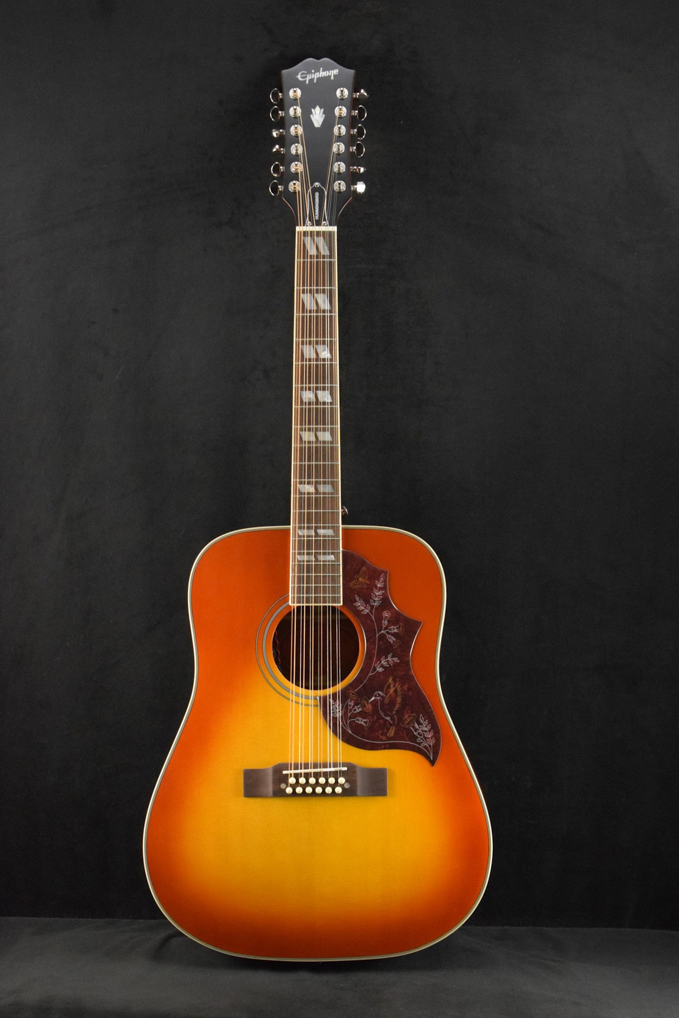 Epiphone Masterbilt Hummingbird 12-String Aged Cherry Sunburst Gloss