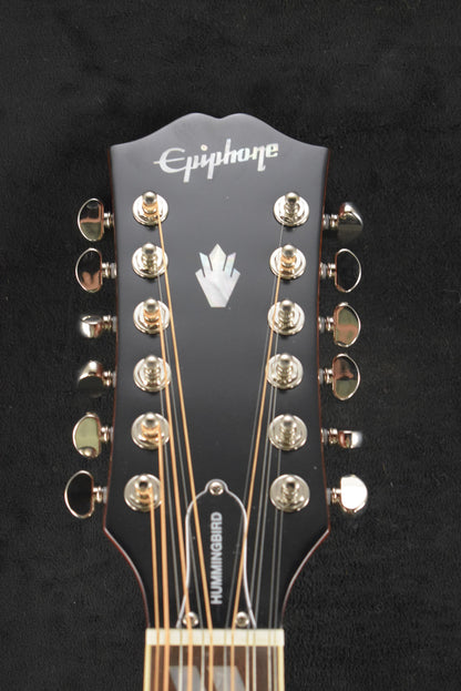 Epiphone Masterbilt Hummingbird 12-String Aged Cherry Sunburst Gloss