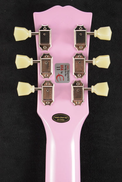 Epiphone IGC J-180 LS Long Scale Pink w/ Hardshell Case