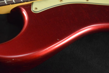 Fender Limited Edition '63 Stratocaster Journeyman Relic Aged Candy Apple Red 3A Rosewood Fingerboard