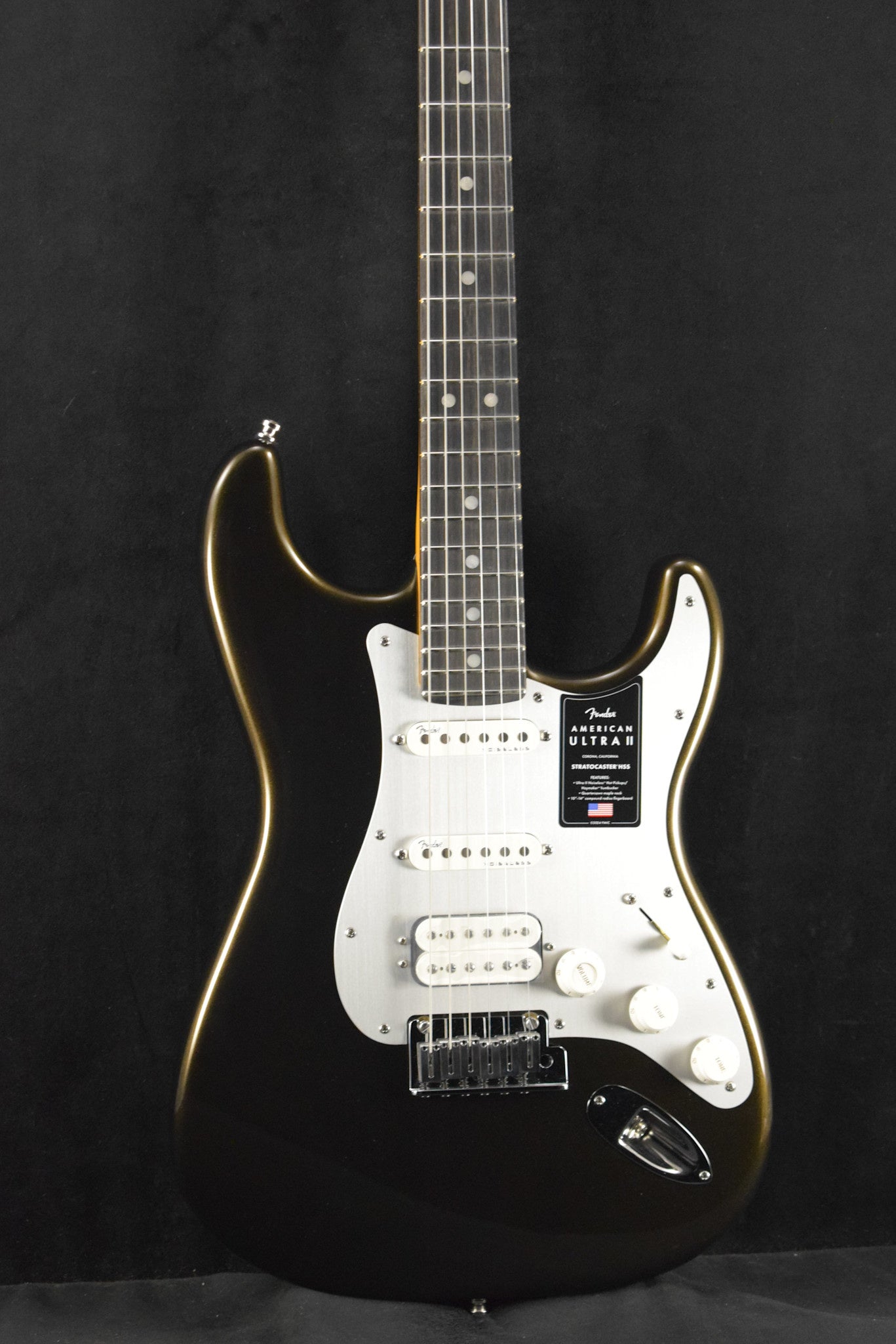 Fender American Ultra II Stratocaster HSS Texas Tea Ebony Fingerboard