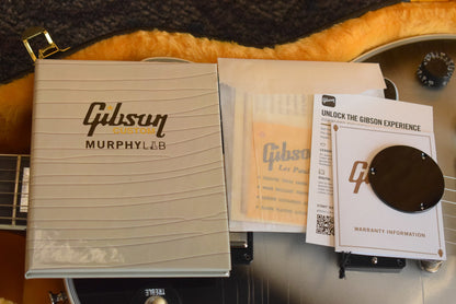 Gibson Murphy Lab Les Paul Custom Silverburst Ultra Light Aged Fuller's Exclusive
