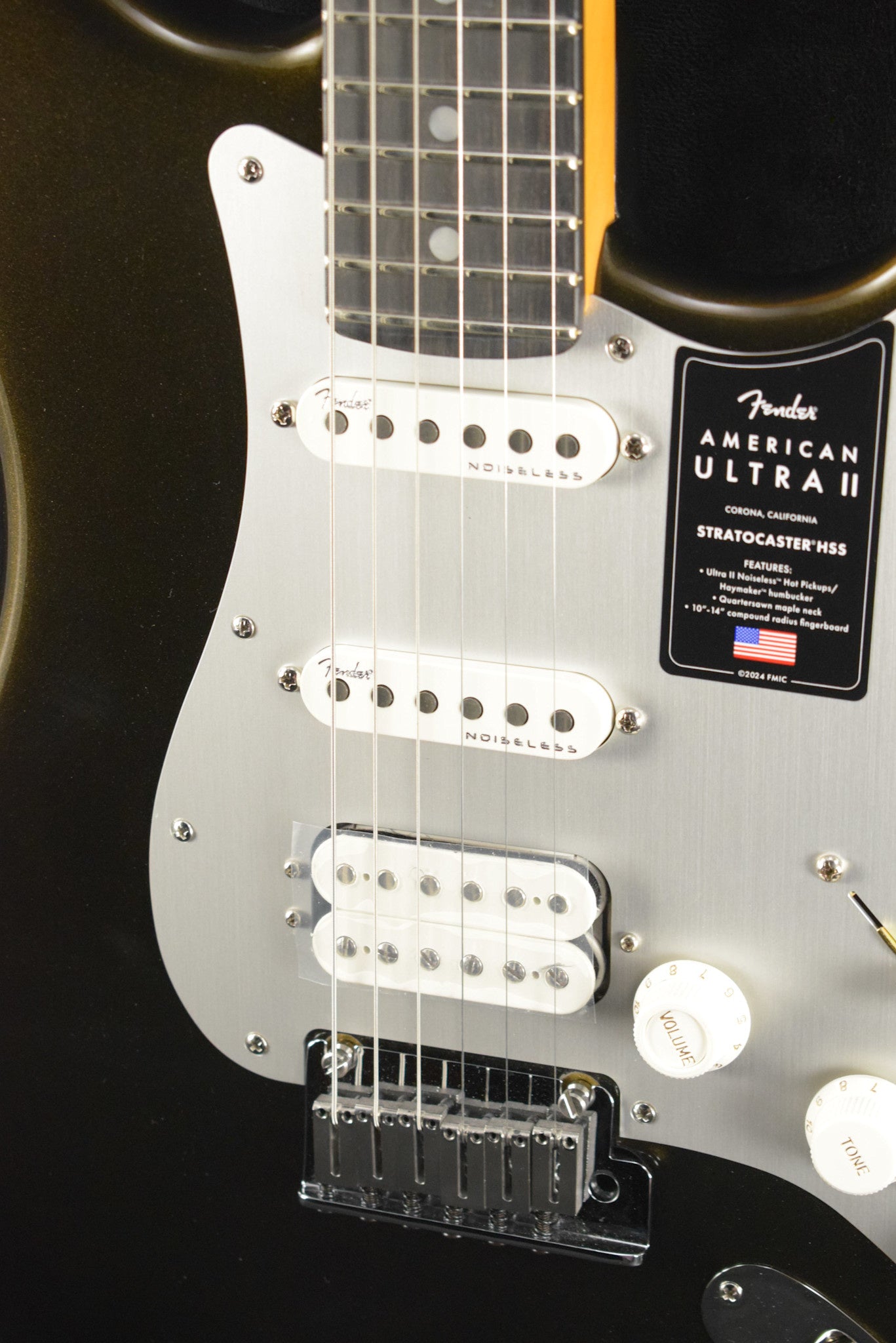 Fender American Ultra II Stratocaster HSS Texas Tea Ebony Fingerboard