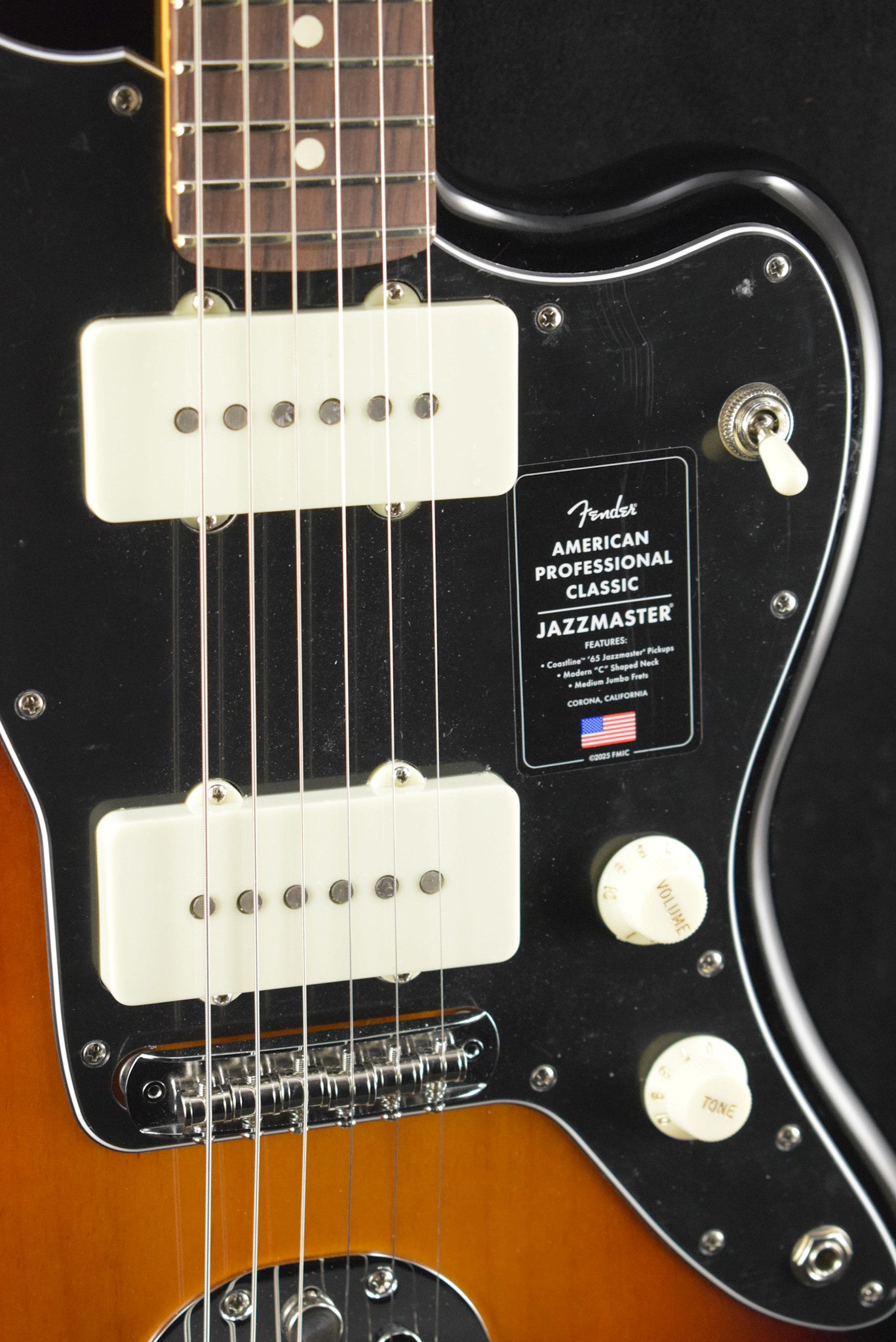 Fender American Professional Classic Jazzmaster 3-Color Sunburst Rosewood Fingerboard
