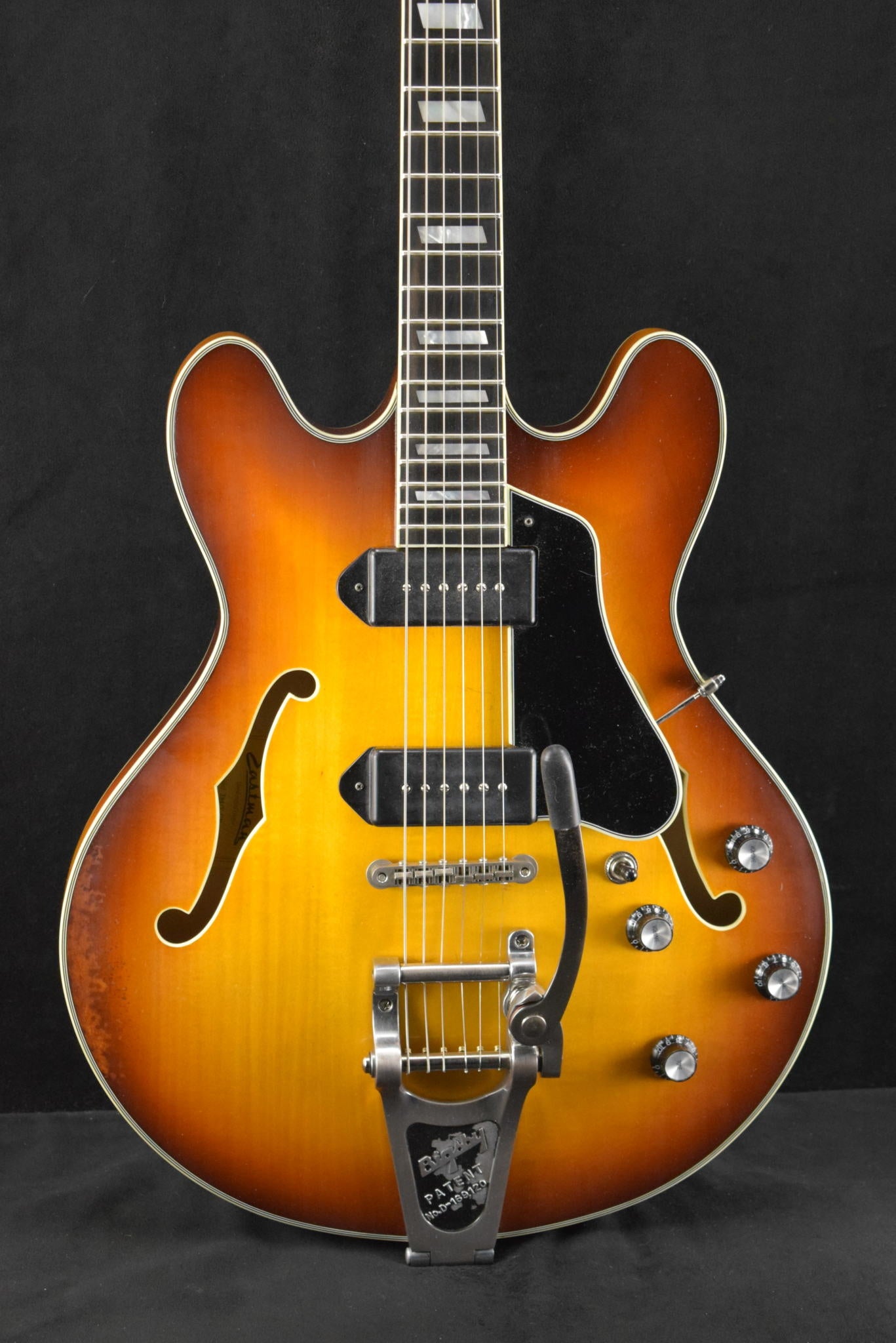 Eastman T64/V-GB Thinline Bigsby Antique Varnish Gold Burst