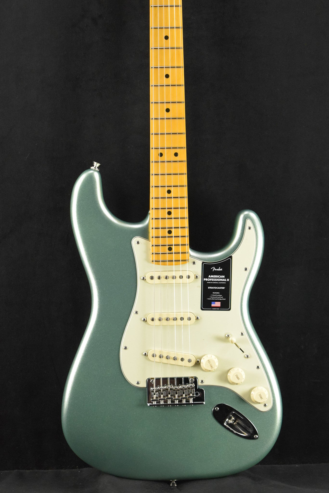 Fender American Professional II Stratocaster Mystic Surf Green Maple Fingerboard