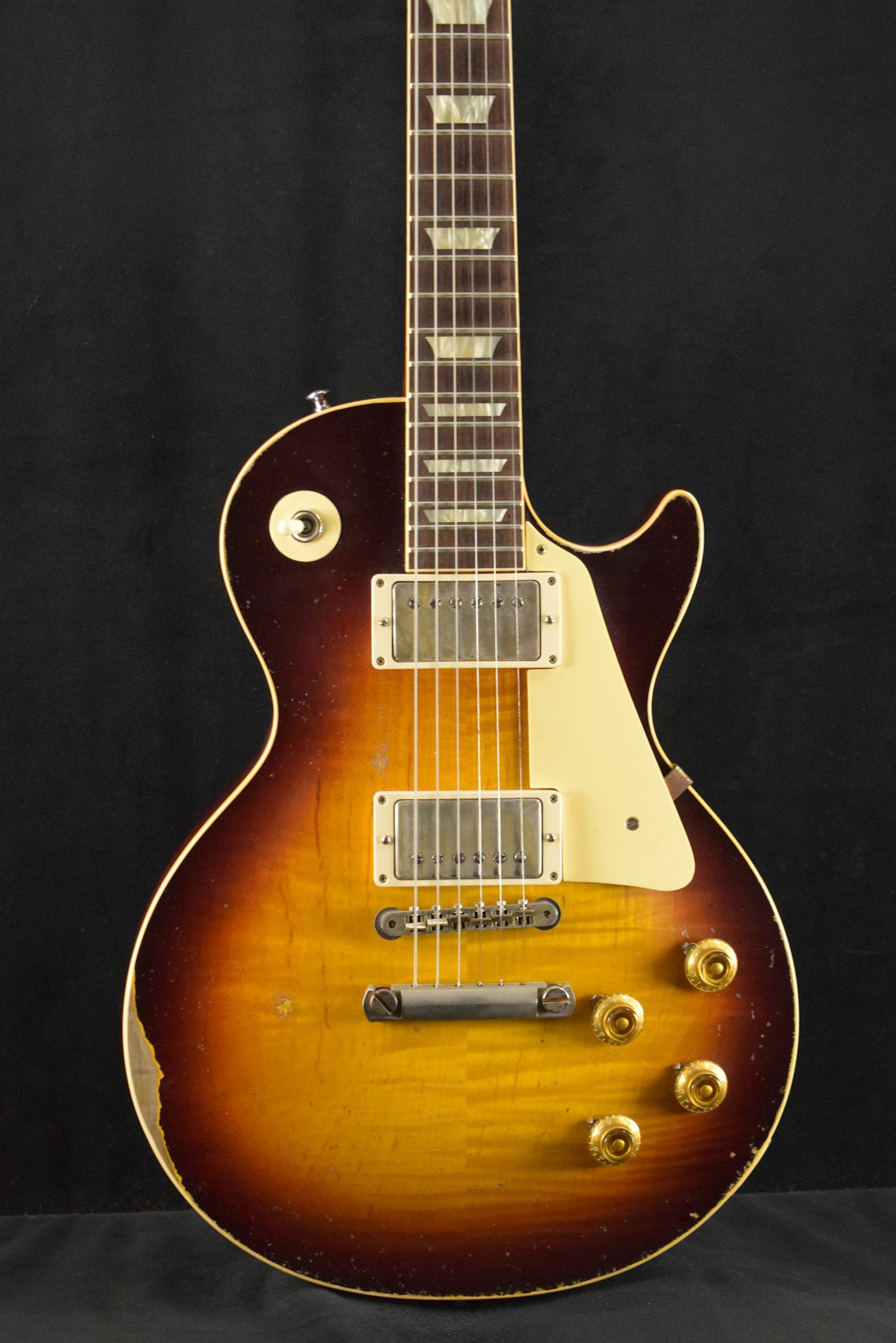 Gibson Murphy Lab 1959 Les Paul Standard Bourbon Burst Ultra Heavy Aged - Fuller's Exclusive