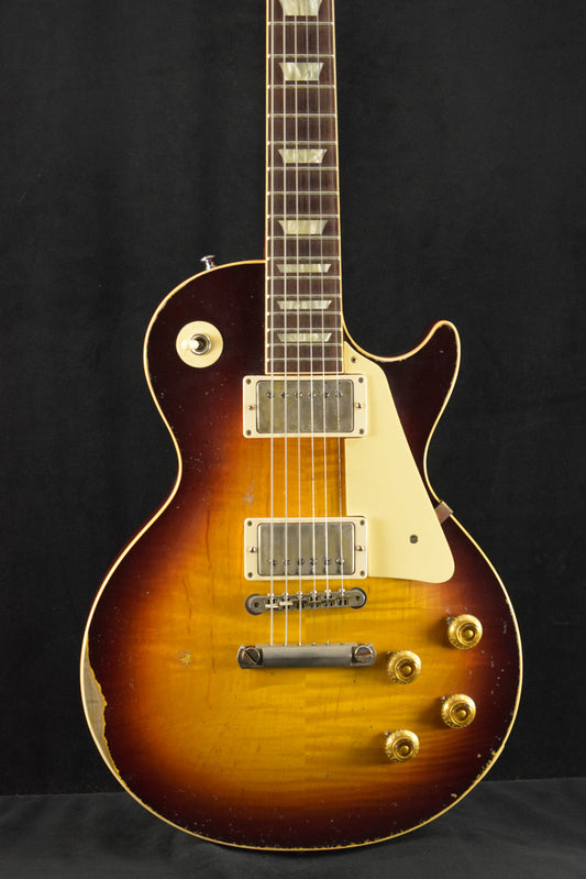 Gibson Murphy Lab 1959 Les Paul Standard Bourbon Burst Ultra Heavy Aged - Fuller's Exclusive