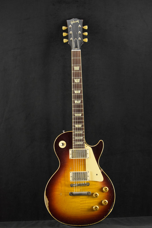Gibson Murphy Lab 1959 Les Paul Standard Bourbon Burst Ultra Heavy Aged - Fuller's Exclusive