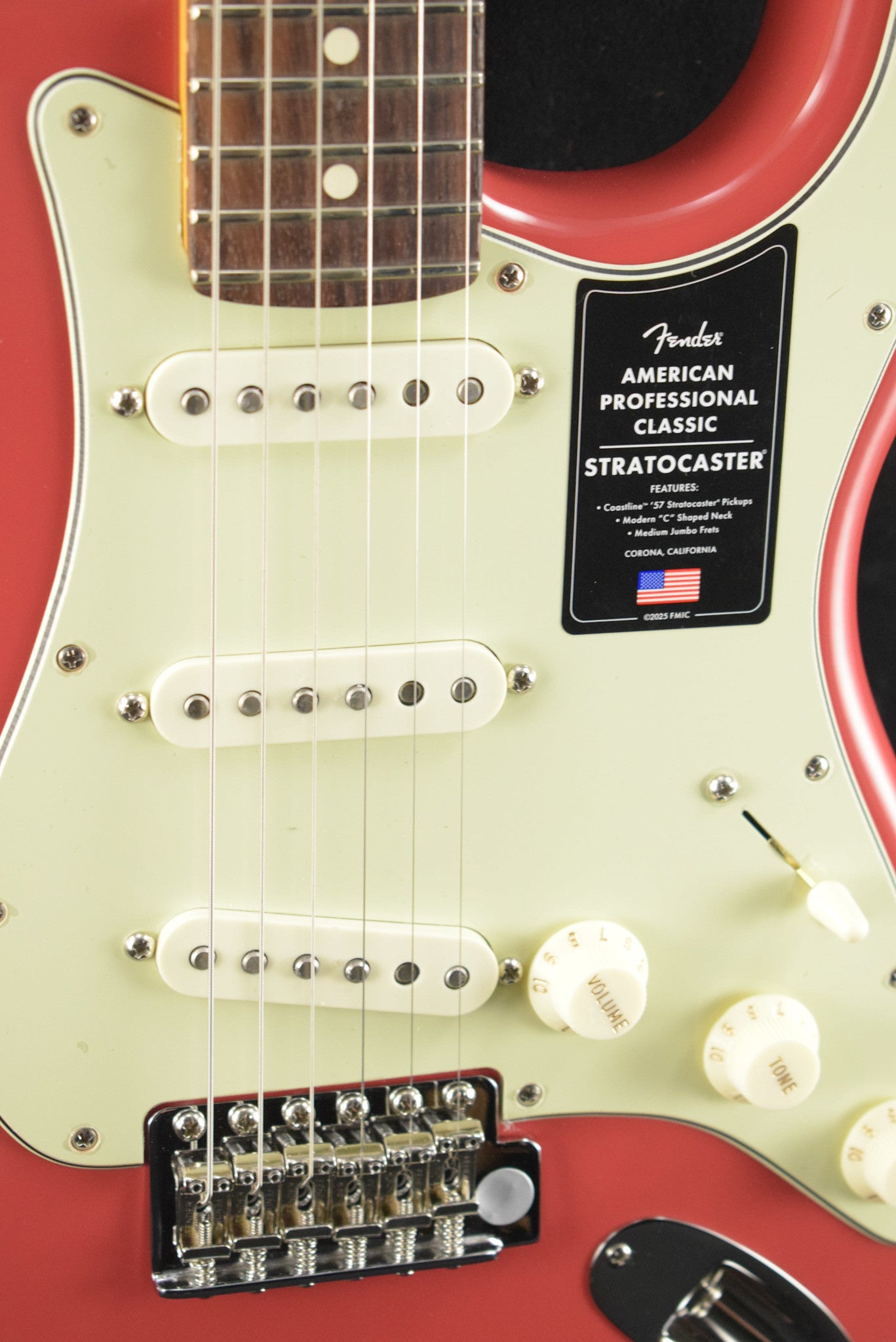 Fender American Professional Classic Stratocaster Faded Dakota Red Rosewood Fingerboard