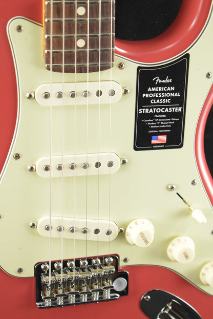 Fender American Professional Classic Stratocaster Faded Dakota Red Rosewood Fingerboard
