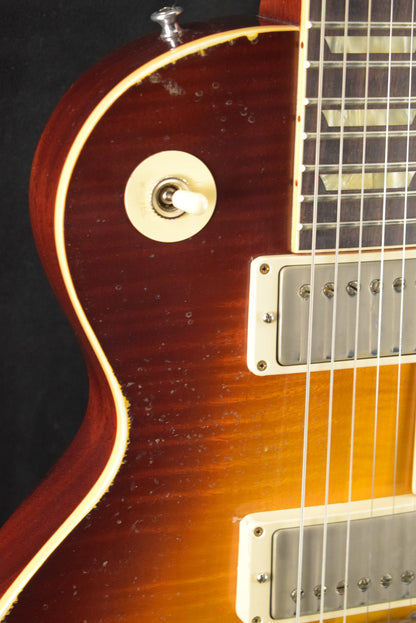 Gibson Murphy Lab 1959 Les Paul Standard Wide Tomato Burst Ultra Heavy Aged - Fuller's Exclusive