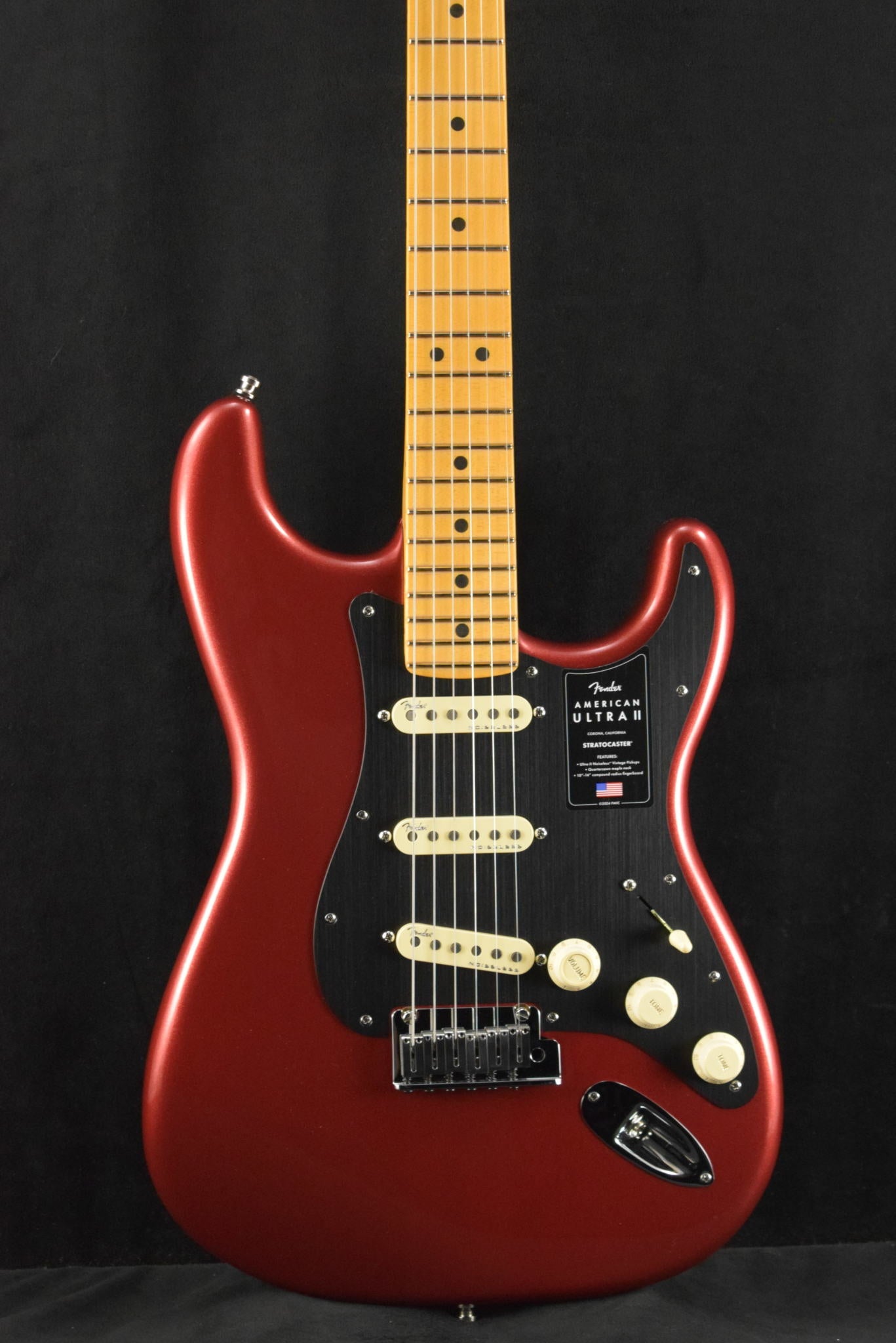 Fender American Ultra II Stratocaster Sinister Red Maple Fingerboard