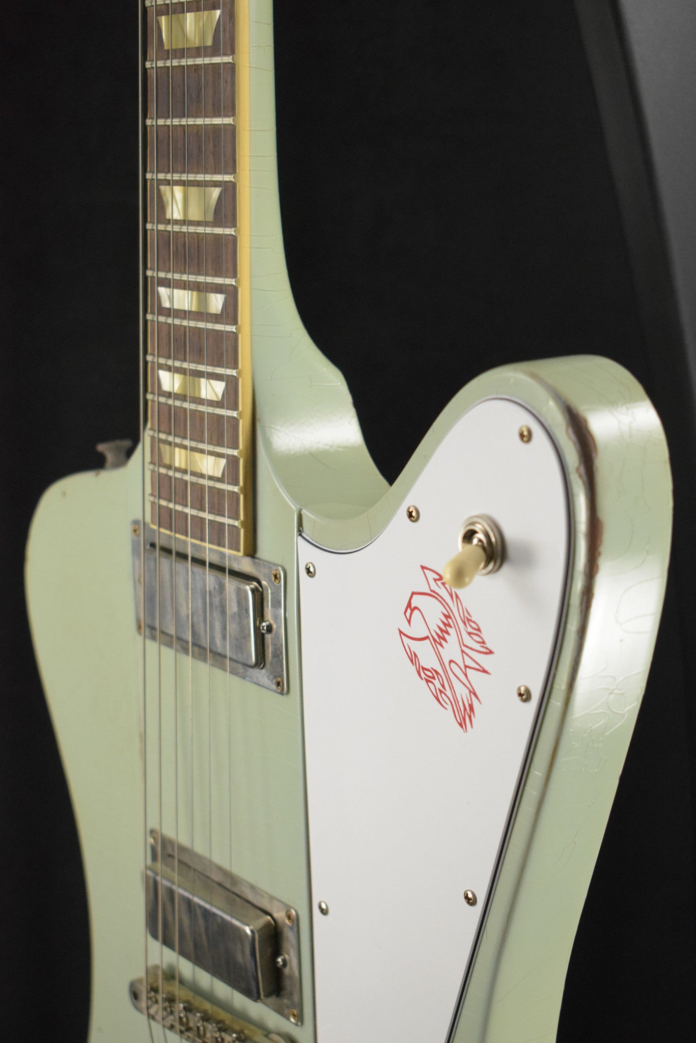 Gibson Murphy Lab 1963 Firebird V With Maestro Vibrola Antique Frost Blue Heavy Aged