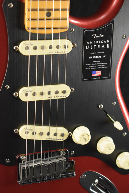 Fender American Ultra II Stratocaster Sinister Red Maple Fingerboard