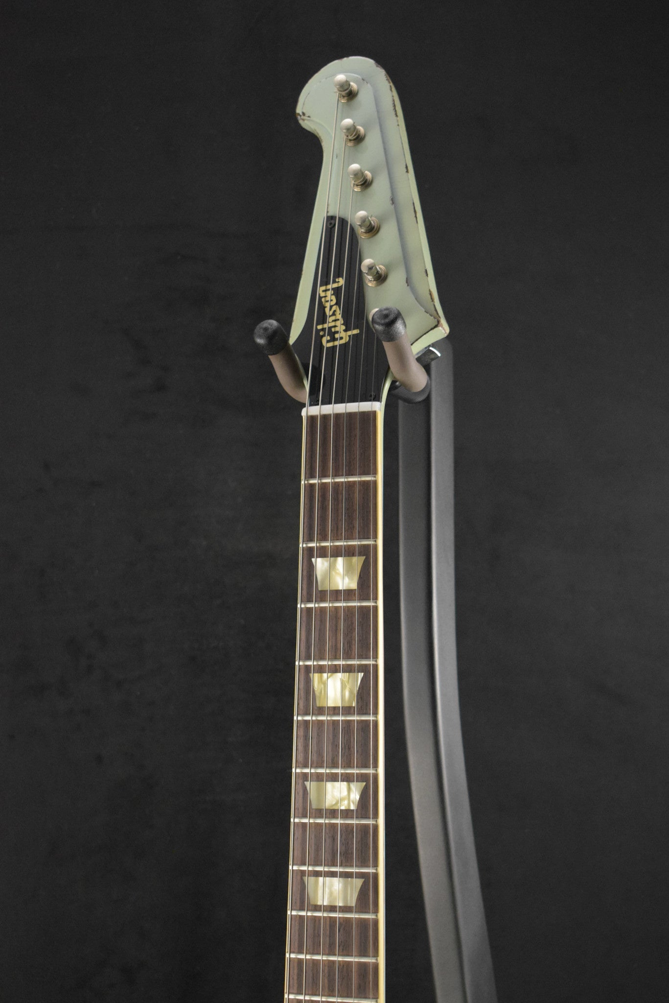 Gibson Murphy Lab 1963 Firebird V With Maestro Vibrola Antique Frost Blue Heavy Aged