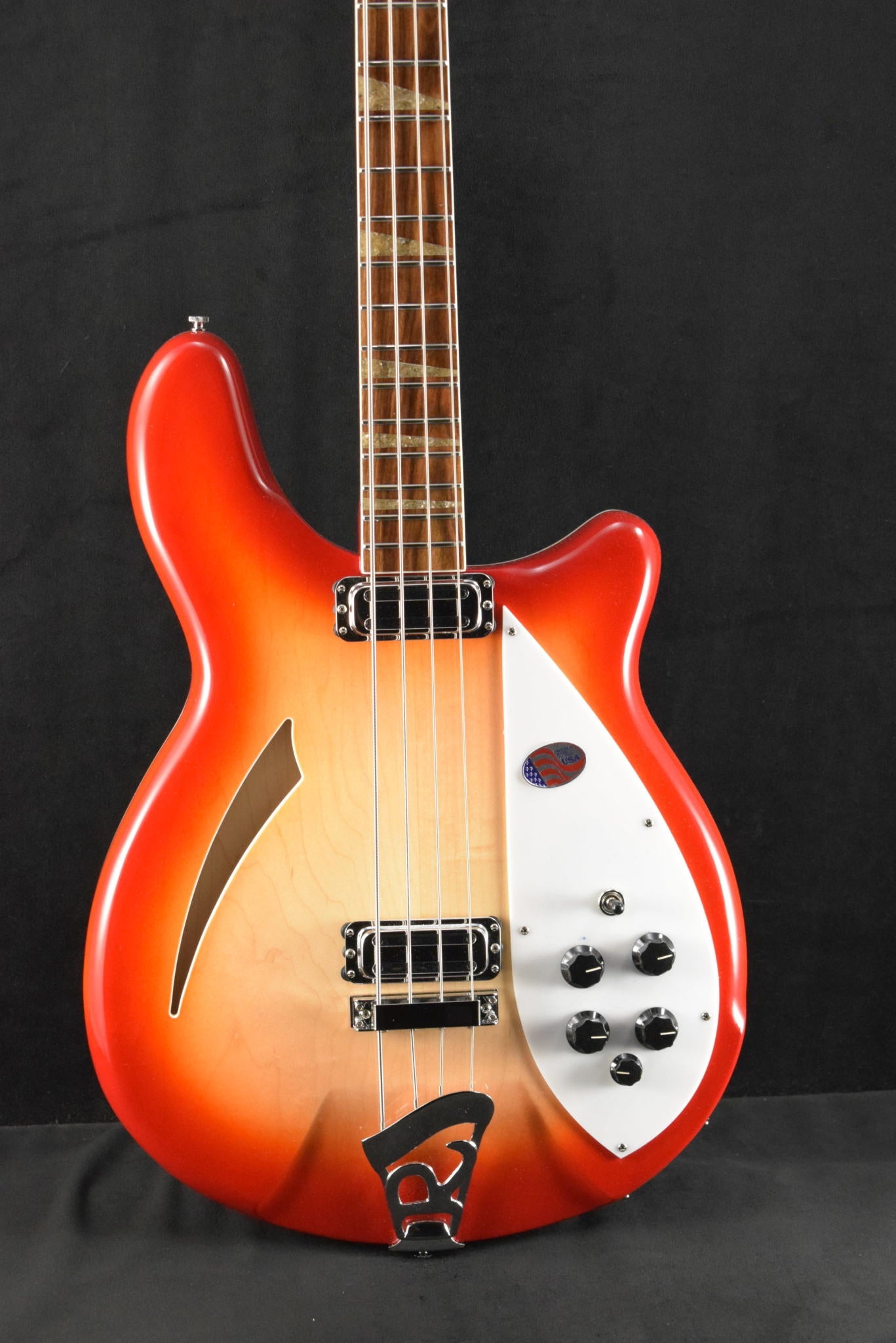 Rickenbacker 4005V Vintage Reissue Semi-Hollow Bass Guitar Fireglo