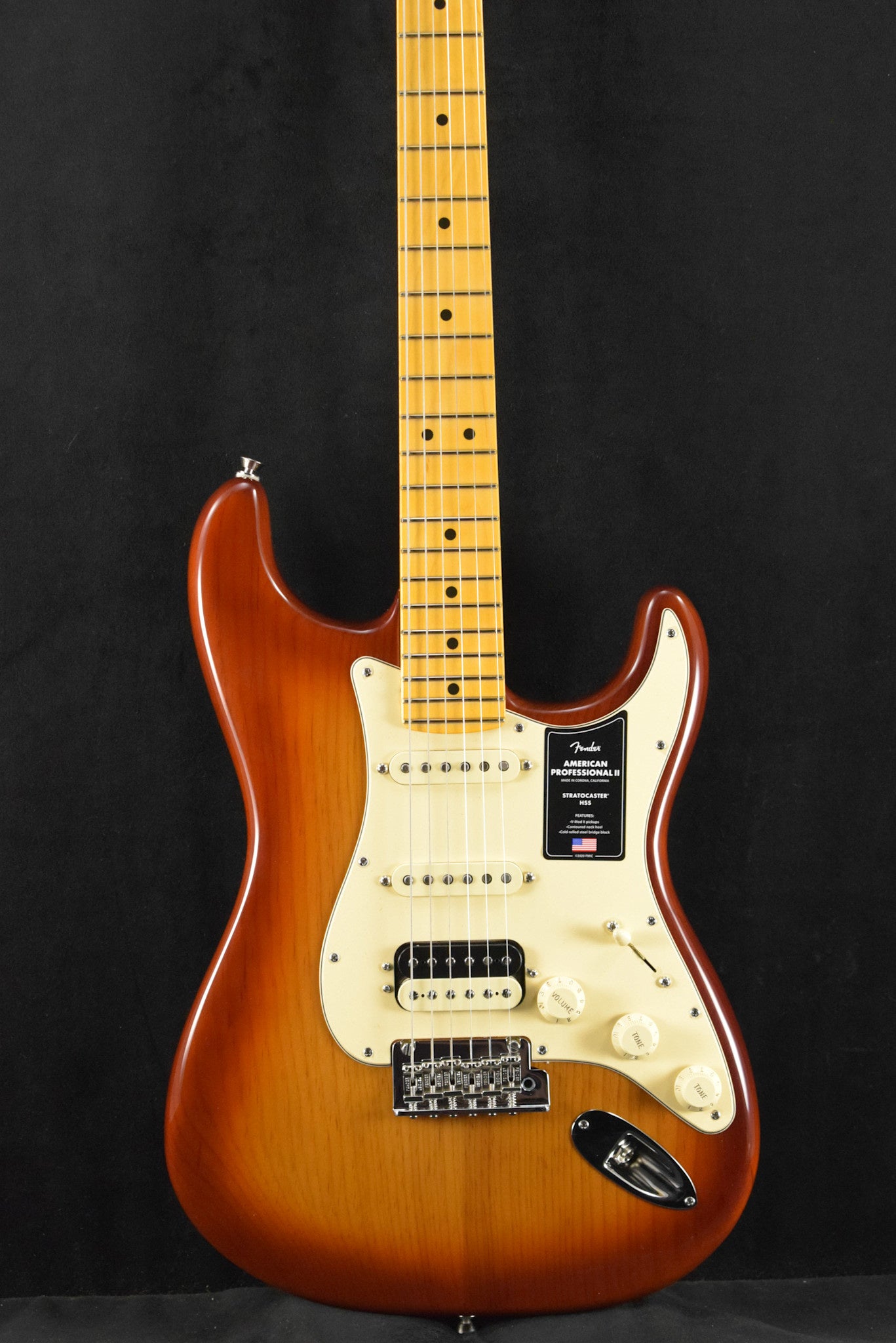 Fender American Professional II Stratocaster HSS Sienna Sunburst Maple Fingerboard