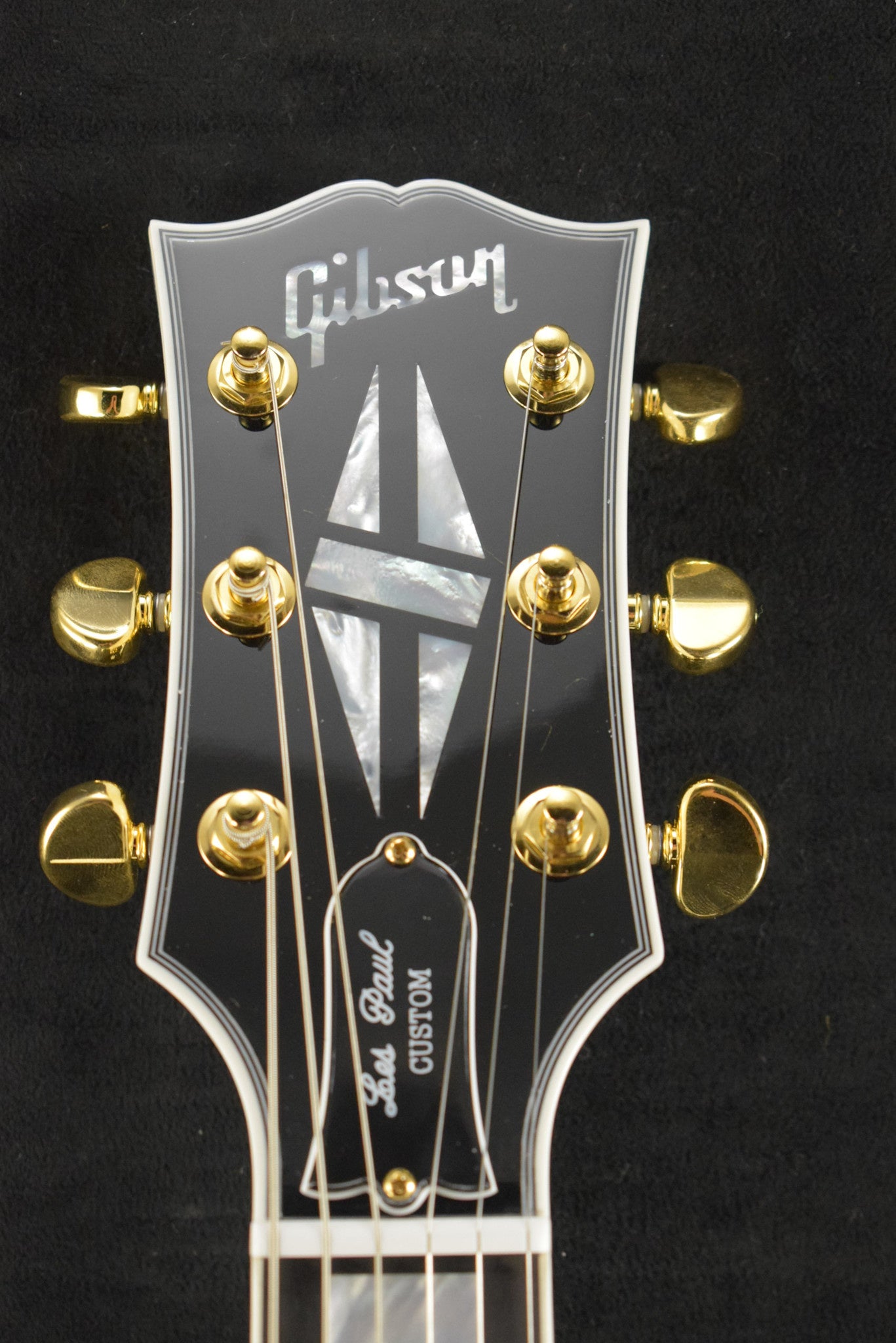 Gibson Custom Shop Les Paul Custom Alpine White – Fuller's Guitar