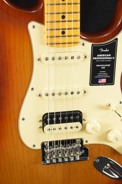 Fender American Professional II Stratocaster HSS Sienna Sunburst Maple Fingerboard