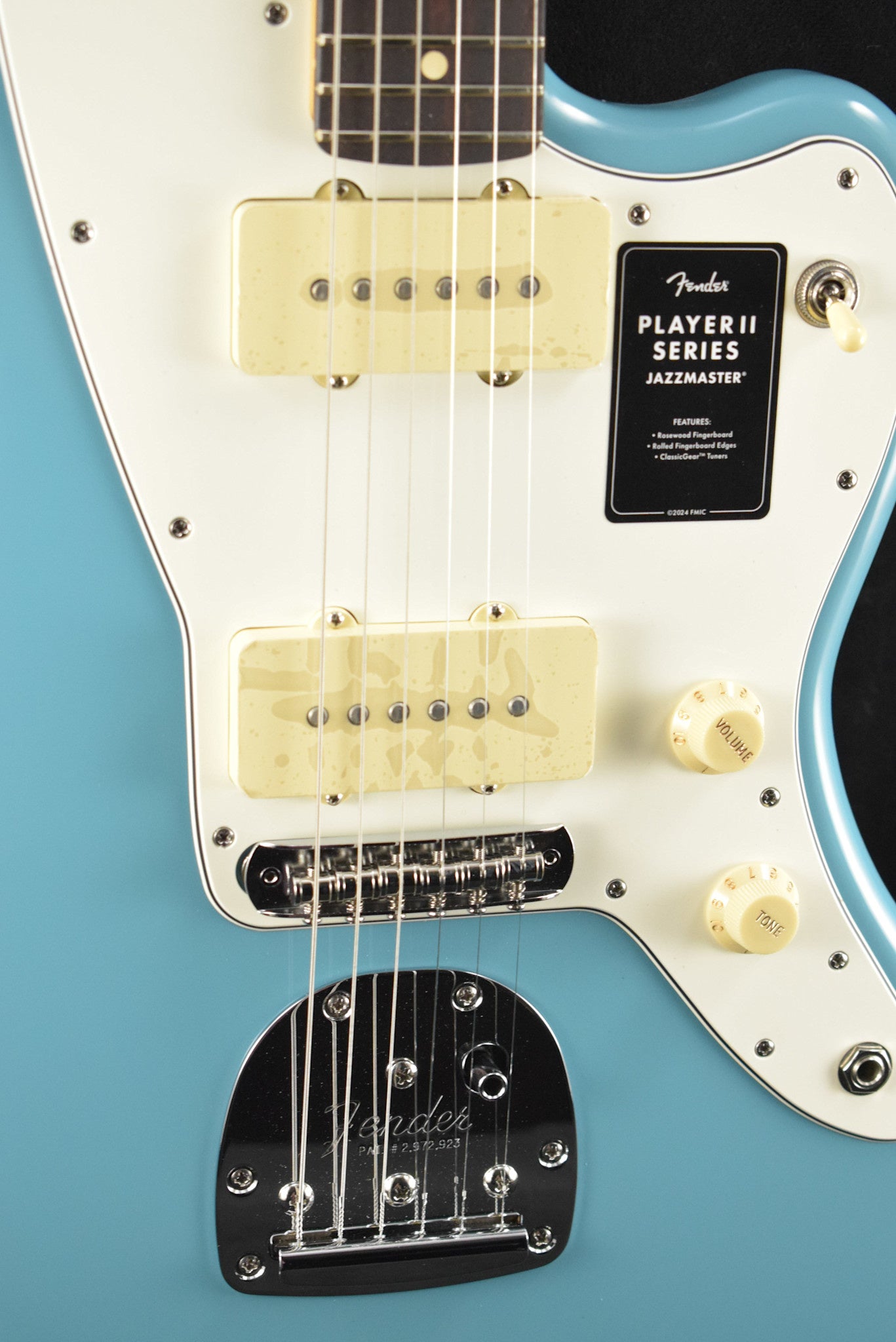 Fender Player II Jazzmaster Aquatone Blue Rosewood Fingerboard