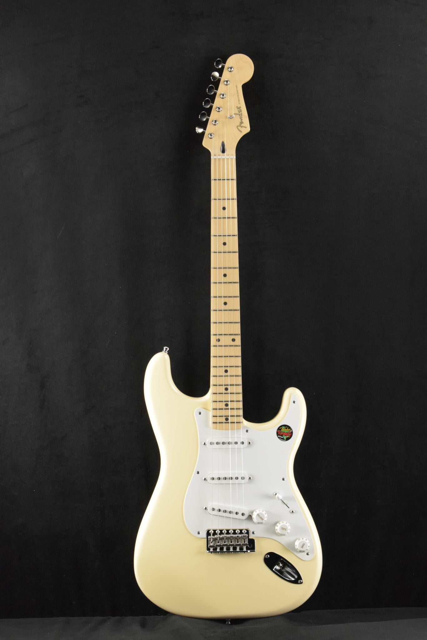 Fender Jimmie Vaughan Tex-Mex Strat Olympic White Maple Fingerboard