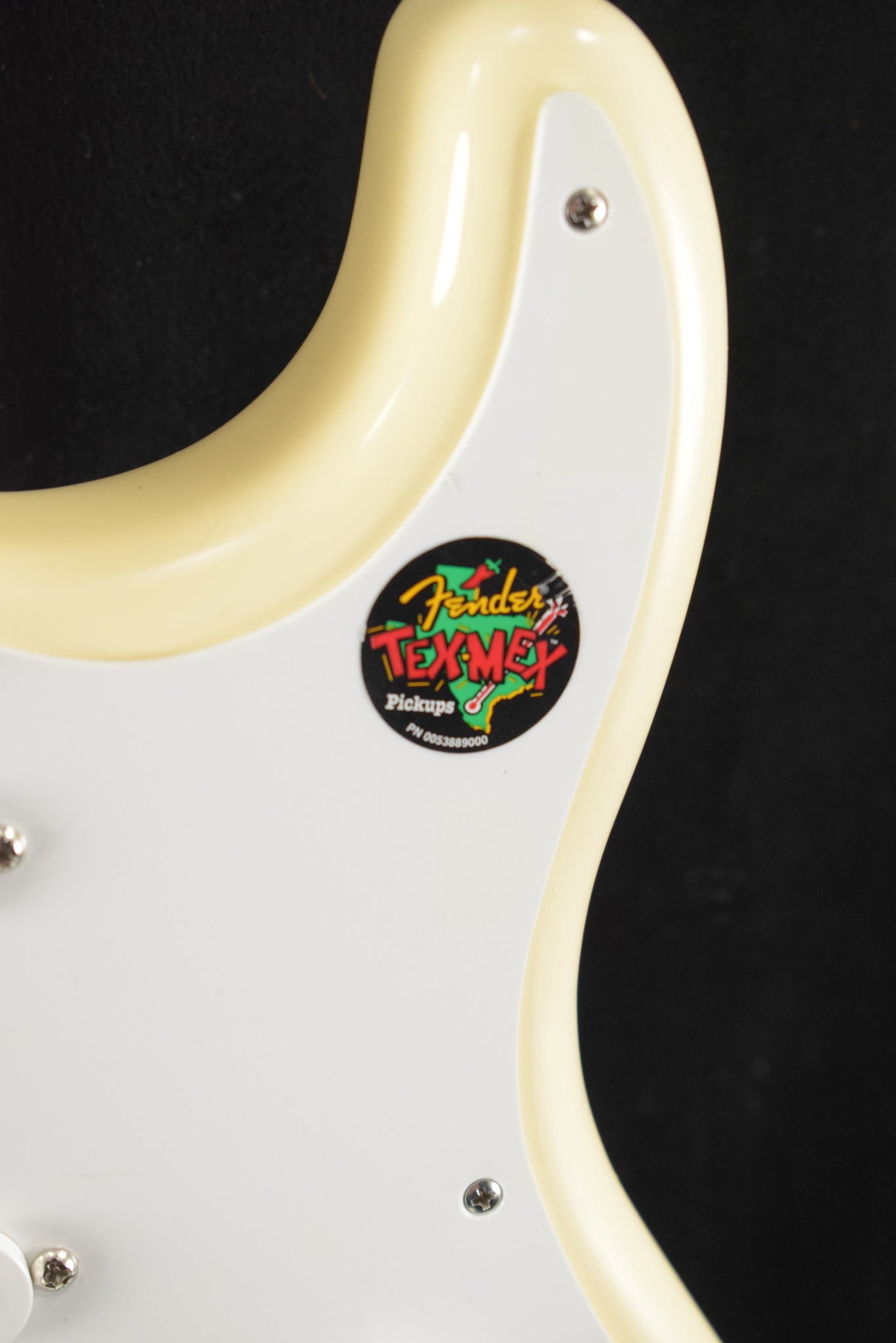 Fender Jimmie Vaughan Tex-Mex Strat Olympic White Maple Fingerboard