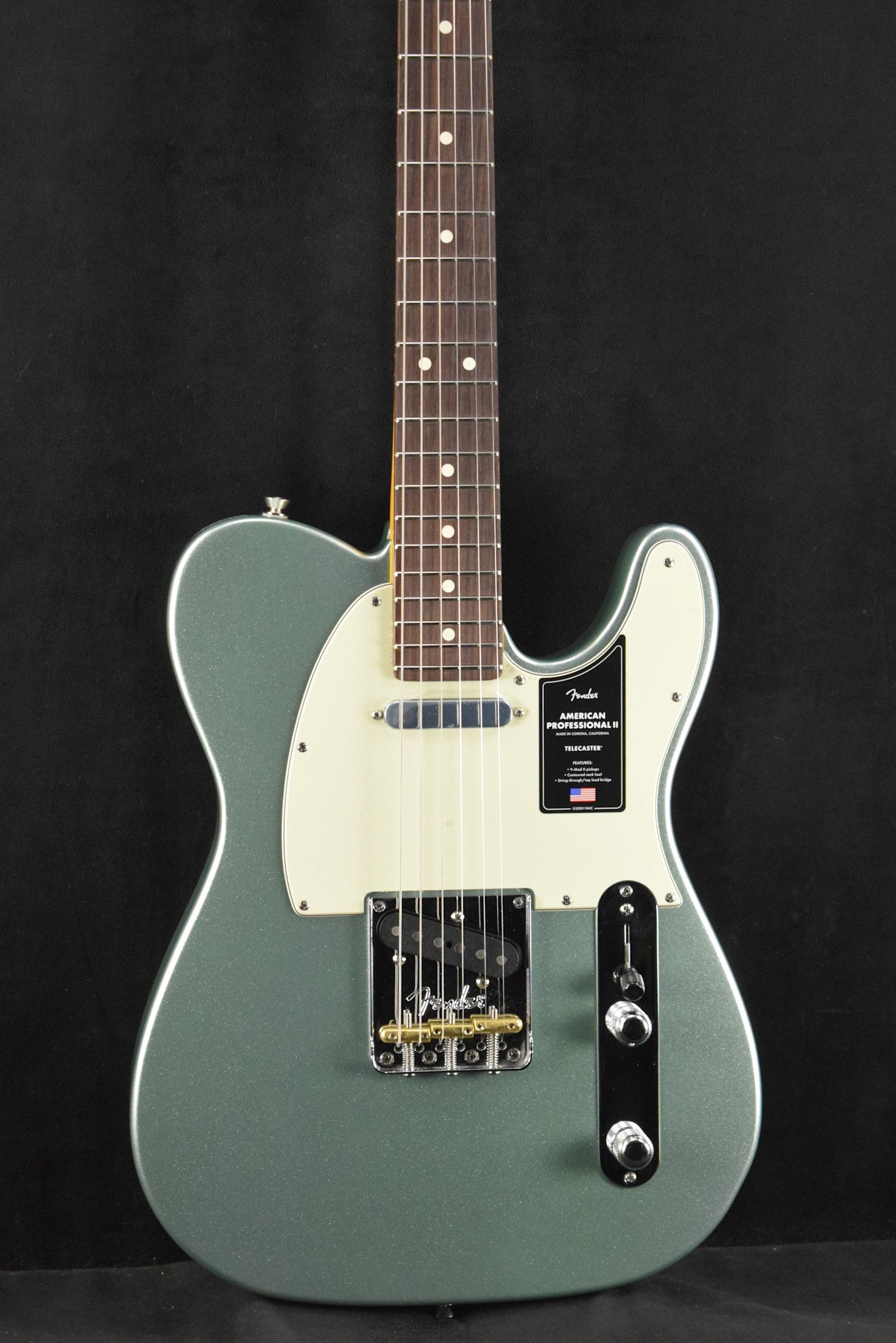 Fender American Professional II Telecaster Mystic Surf Green Rosewood Fingerboard