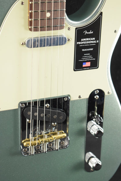 Fender American Professional II Telecaster Mystic Surf Green Rosewood Fingerboard