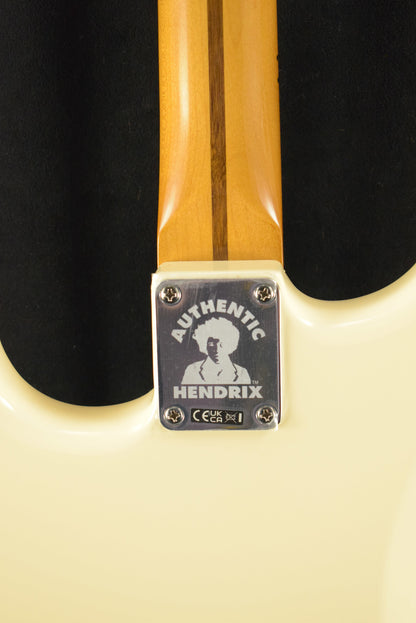 Fender Jimi Hendrix Stratocaster Olympic White Maple Fingerboard