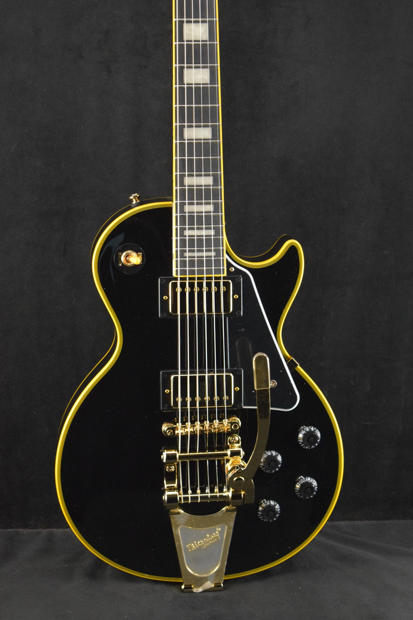 Epiphone Joe Bonamassa 1959 Les Paul Custom Antique Ebony w/ Hardshell Case