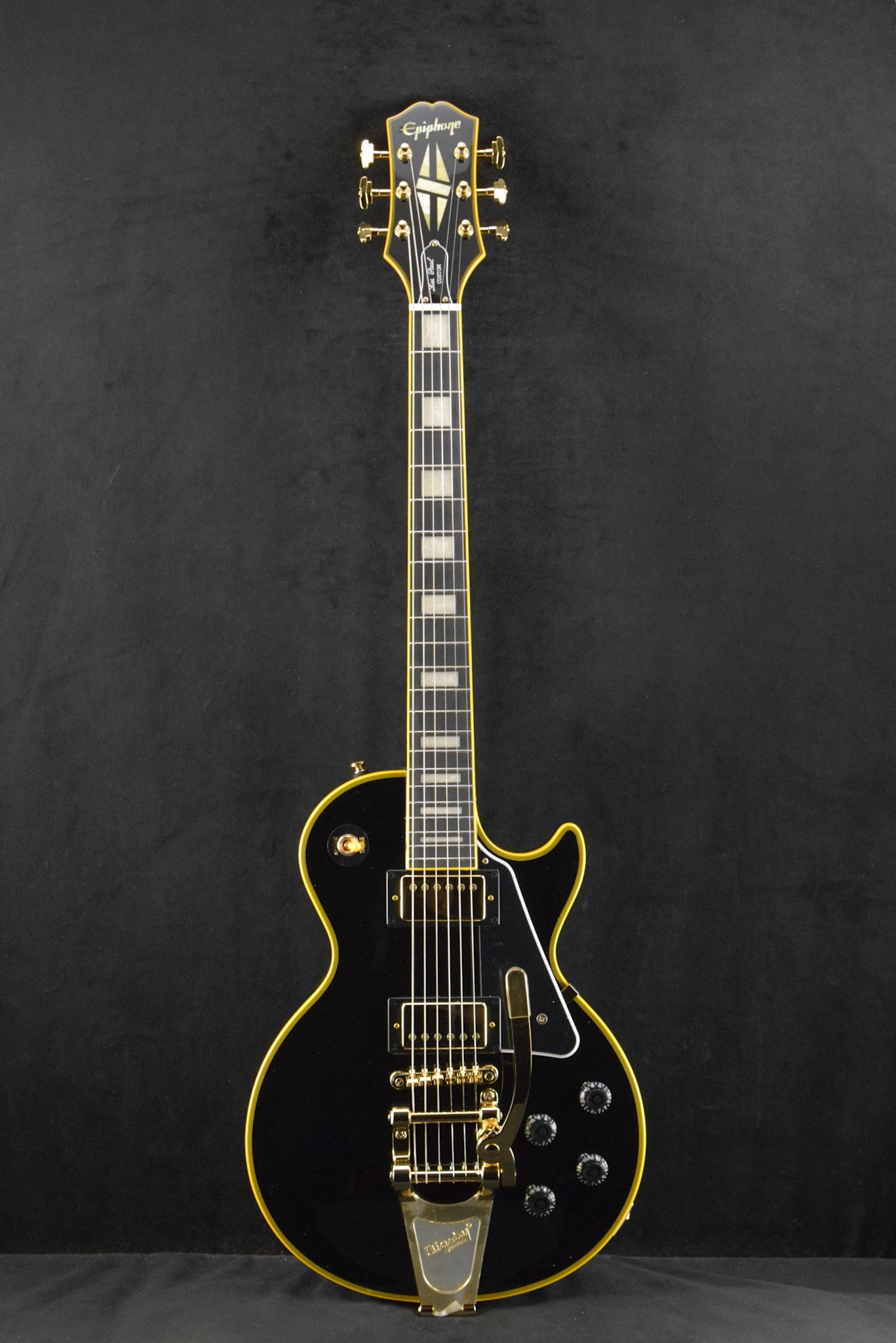 Epiphone Joe Bonamassa 1959 Les Paul Custom Antique Ebony w/ Hardshell Case