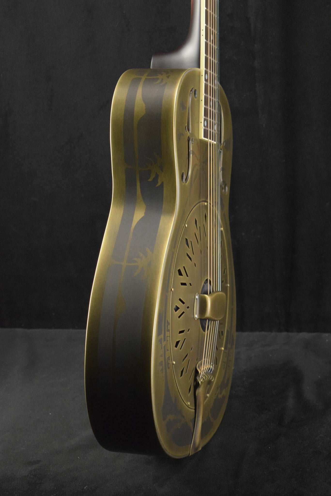 National Style O 14-Fret Antique Brass Weathered Finish