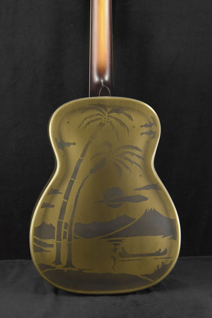 National Style O 14-Fret Antique Brass Weathered Finish