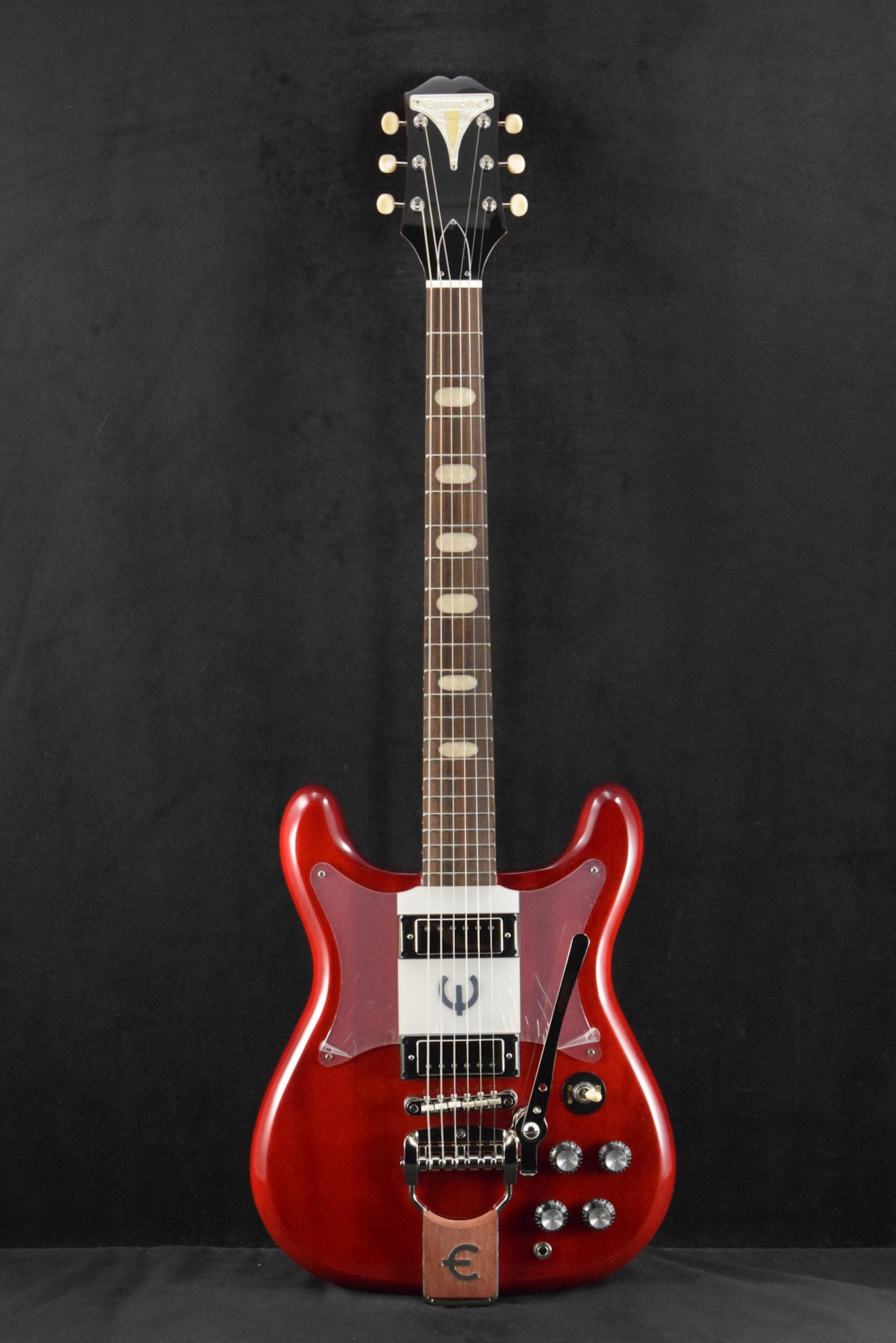 Epiphone Crestwood Custom (Tremotone) Cherry – Fuller's Guitar